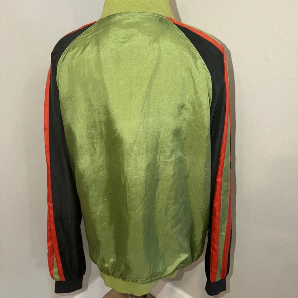 Vintage Jeffrey Banks Silk Bomber Jacket. Medium - Picture 4 of 6